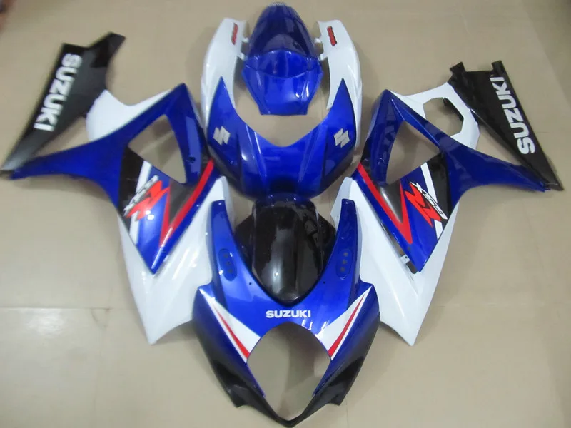 

Motorcycle Fairing kit for SUZUKI GSXR1000 07 08 gsxr1000 GSXR 1000 K7 2007 2008 TOP White blue ABS Fairings set+7gifts LP25