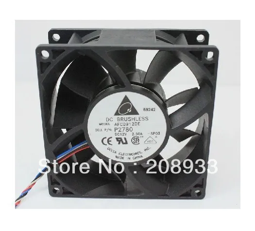 

For Delta 9038 WS470 P2780 server fan 2.5A large air volume AFC0912DE of+cooling fan