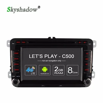 

C500 8 Core+2G RAM+4G LTE Android 6.0 Car DVD player GPS WIFI Bluetooth Radio TPMS DAB+ For VW PASSAT CC Golf Tiguan Touran Leon
