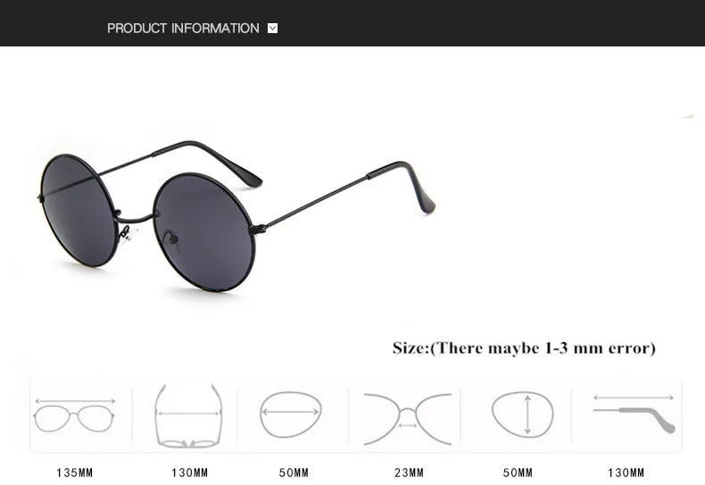 Винтажные Круглые Солнцезащитные очки для мужчин и женщин, круглые очки в стиле стимпанк, металлические брендовые дизайнерские солнцезащитные очки, UV400 Oculos de sol