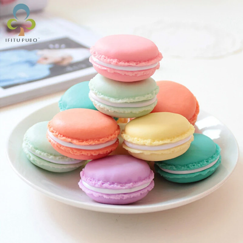 

7 pcs Mini Teddy Macaron Storage Box for Jewelry, Lovely Candy Color Small Thing Organizer Storage Boxes WYQ