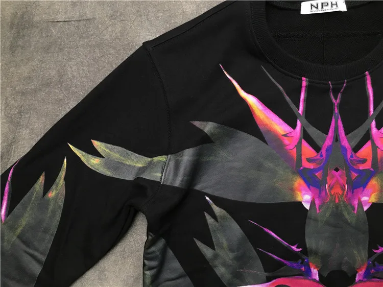 Новинка 19ss, мужские толстовки с абстрактным узором, худи, толстовки с капюшоном, вельветовые хлопковые толстовки с капюшоном, уличные толстовки из плотного флиса, хип-хоп# H36