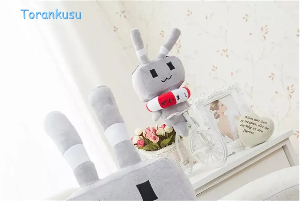 Аниме плюшевая shimakaze подушки игрушки Рука теплая кукла мягкая подушка с набивкой