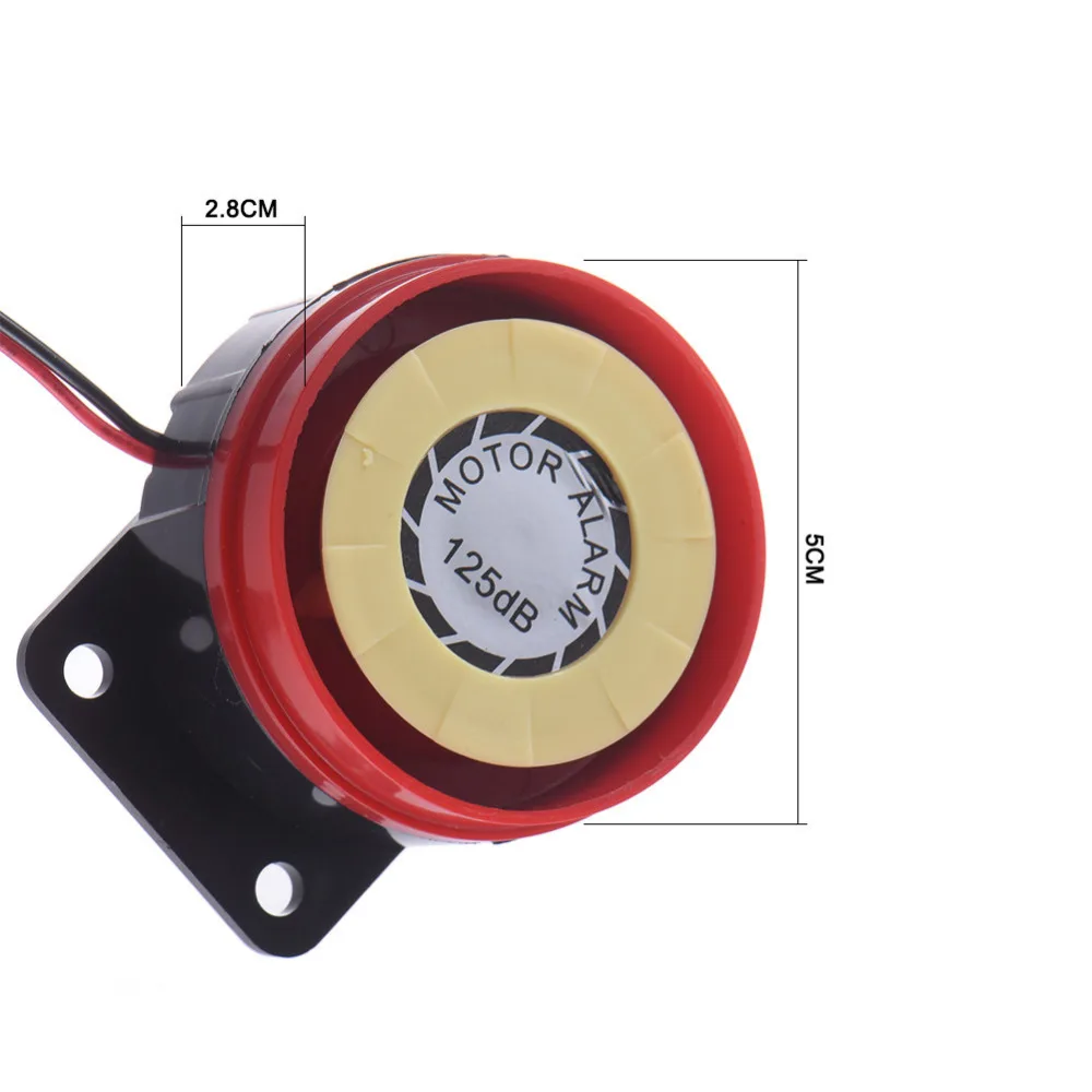 12V мотоцикл сигнализация системный замок Мотоцикл Противоугонная рог сигнализации Уорнер безопасности Системы с пультом дистанционного управления Управление