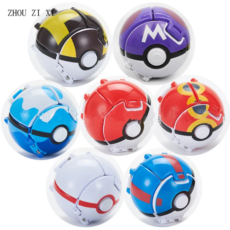 Cartoon series Anime Game characters pikachu the pocket moster ball pokemoned go classic Toys for children 1 ball +1pet Cartoon series Anime Game characters pikachu the pocket moster ball pokemoned go classic Toys for children 1 ball +1pet