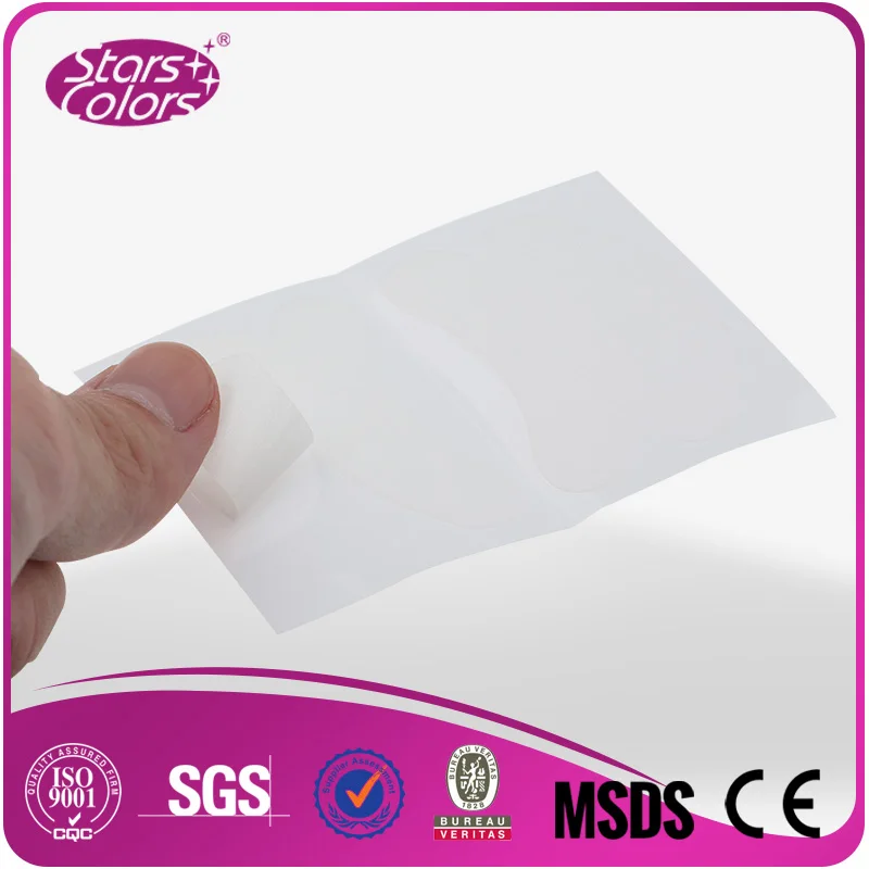 Thin gel eyelash patch flexible 100 pairs/box Silver Pack Lint Gel Under special Eye Pad Patch Collagen and Hyaluronic eye pads 3