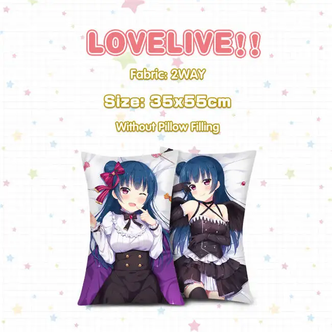 Love Live Dakimakura Yoshiko Tsushima Anime Girl Hugging Body Pillow Case Cover