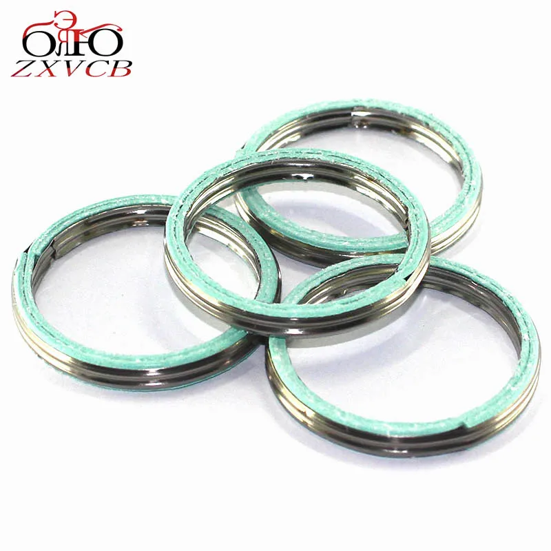 

4PCS FOR HONDA CM250TB VT250C VT250F VTR250F CB400A CB400F CB400FA CB400T CB400TI CB400TII exhaust pipe header gasket parts