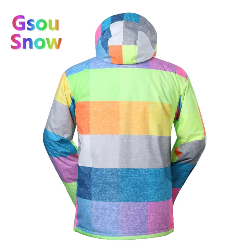 Gsou Sonw Outdoor Sports Winter Men's Skiing Clothing Snowboarding Sets Warmer Ski Jackets Waterproof Ski Pants Suits