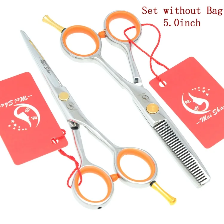 4," 5,0" 5," ножницы для стрижки волос Meisha филировочные ножницы набор парикмахерских ножниц JP440C Парикмахерские ножницы инструмент для укладки HA0146 - Цвет: HA0143 no bag 50