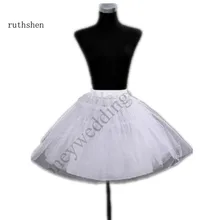 Ruthshen белый тюль короткая длина до колена кринолин нижняя юбка 3 слоя DS0816