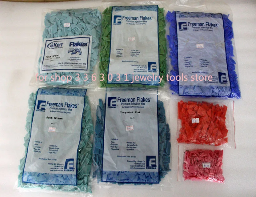 Freeman Flakes Aqua Premium Injection Wax Jewelry Mould Blue Red Green Pink Melting Wax Jewelry Tools Equipments Aliexpress