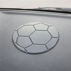 Автомобильные коврики силиконовый футбольный узор Двухсторонний Фиксированный гелевый коврик нескользящий клейкий коврик для