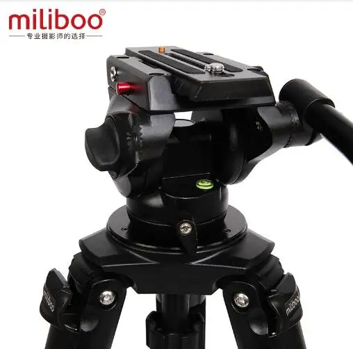 US $149.00 Miliboo MTT701AB Portable Aluminum Tripod For Professional CamcorderVideo CameraDSLR Tripod With Hydraulic Ball Head