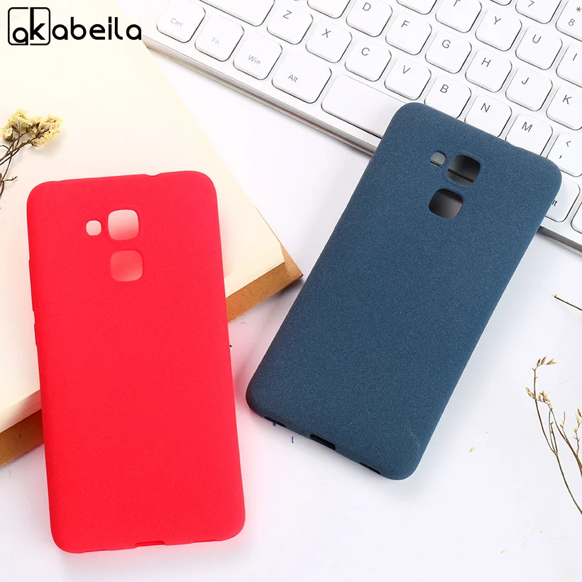 

AKABEILA Scrub Phone Cases Cover For Huawei Honor 5C GT3 Honor 7 Lite GR5 Mini Honor5C Honor7 Lite 5.2 inch Covers Silicone TPU