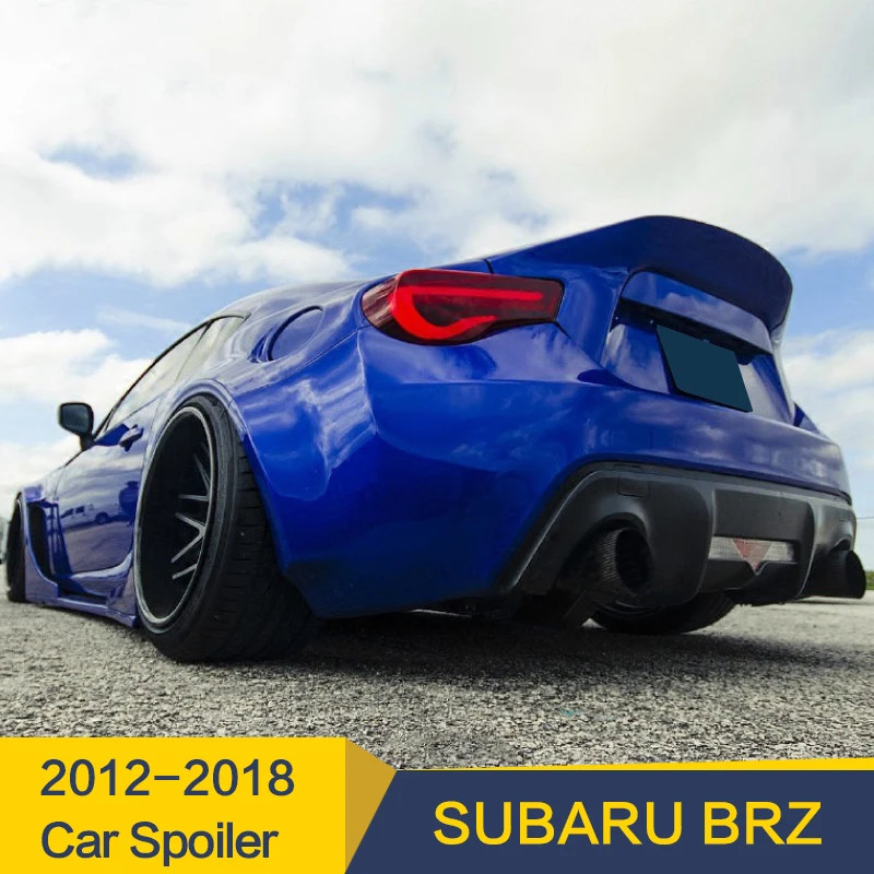 

Carbon Fiber Spoiler For Toyota GT86 Subaru BRZ Spoiler 2012--2018year Carbon Fiber Rear Spoiler Glossy Fibre Trunk Wing Lip