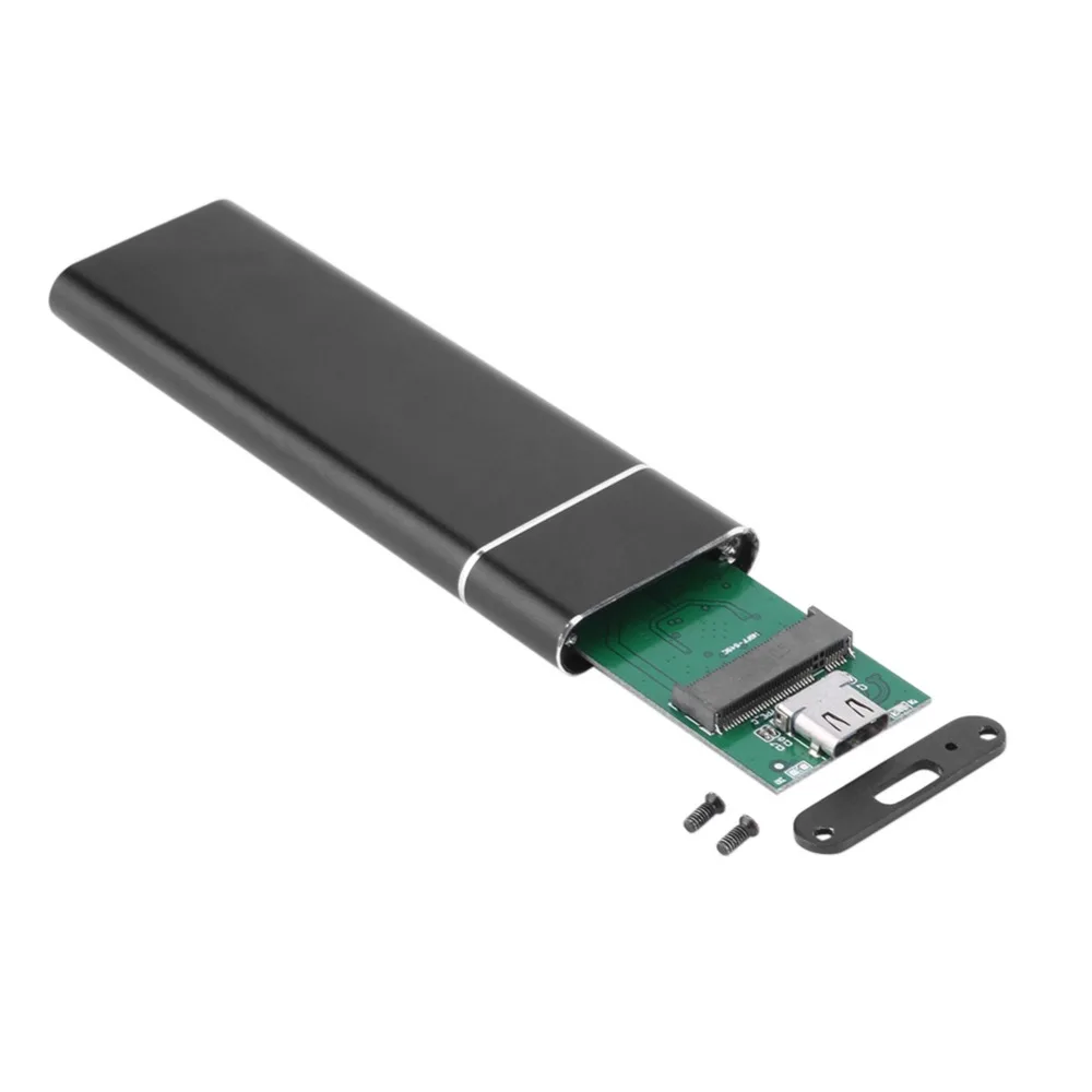 1 шт. M.2 NGFF в USB-C жесткий диск внешний защитный корпус адаптер для мобильных карт с кабелем типа C/type C/USB3.0