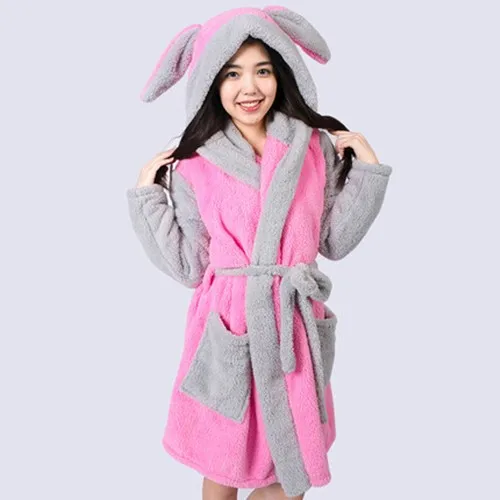Cosplay-Women-Men-Hooded-Robe-Animal-Winter-Spring-Bathrobe-Pajamas-Thick-Leisurewear-with-Hood-Sleepwear-Cow