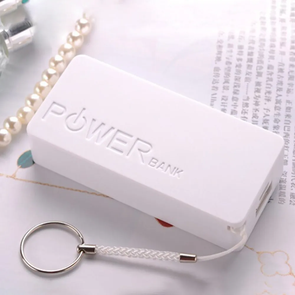 Чехол для зарядного устройства power Bank 5600 мАч 2X18650 USB мобильный Банк питания зарядное устройство чехол для мобильного телефона DIY коробка