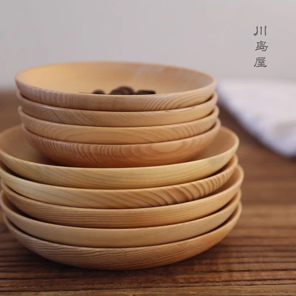 Деревянные тарелки Zakka в японском стиле креативная декоративная тарелка для