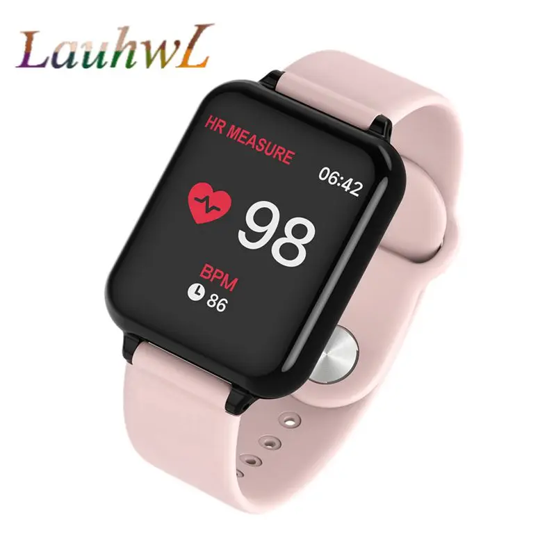 B57 Women Smart watches Waterproof Sports For Iphone phone Smartwatch Heart Rate Monitor Blood Pressure Functions For kid pk iwo