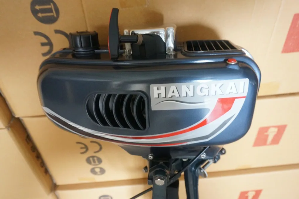 Дизайн короткий вал Hangkai 3.5hp улучшенный двигатель система водяного охлаждения подвесной мотор два хода надувная рыбацкая лодка