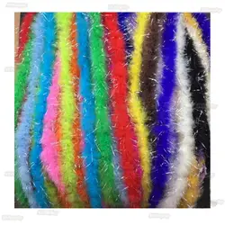 DIY 2 м блесток Марабу перья боа костюмы платье одежды цветочное оформление Костюмы аксессуары