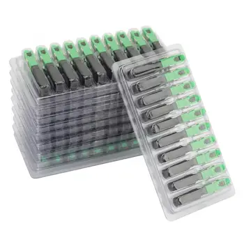 

100pcs SC/APC Optic Fiber Embedded Quick Assembly Connector Adapter Straight Plug Optic Fiber Quick Connector for FTTH