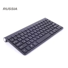 Russian letter Ultra slim 2.4G Wireless Keyboard for MACBOOK,LAPTOP,TV BOX Computer PC ,Smart TV with USB dongle