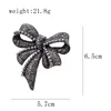 CINDY XIANG New Black Bow Brooches for Women Rhinestone and Pearl Brooch Pin Vintage Broches Fashion Jewelry Elegant Accessories ► Photo 2/5