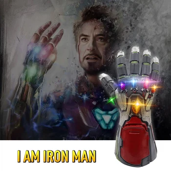 

"I am Ironman" Avengers Endgame Infinity stones Gauntlet Infinity Gauntlet Cosplay Iron Man Tony Stark Gloves Costume Thanos