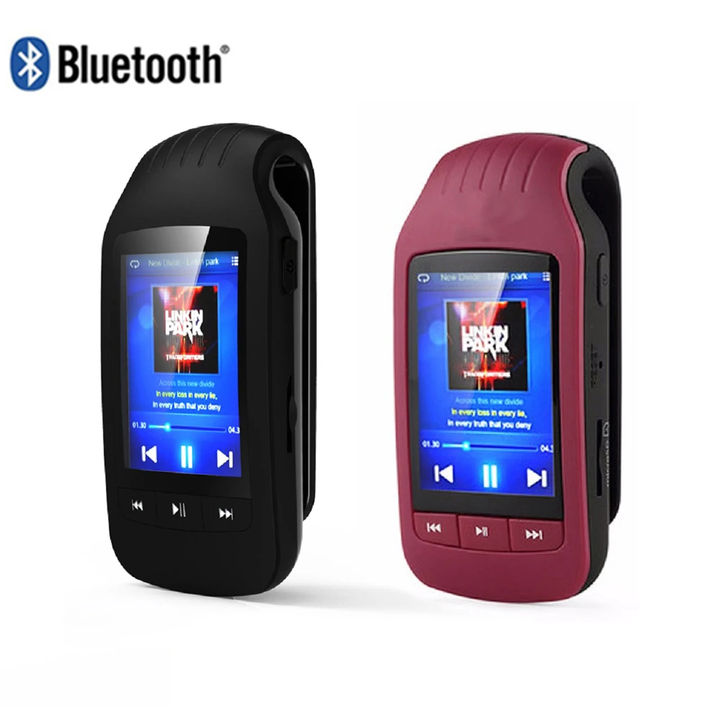 Клип HOTT 1037 MP4-плеер Bluetooth 8 Гб портативный спортивный шагомер музыкальный плеер fm-радио электронная книга с сенсорным экраном Голосовая перекодировка