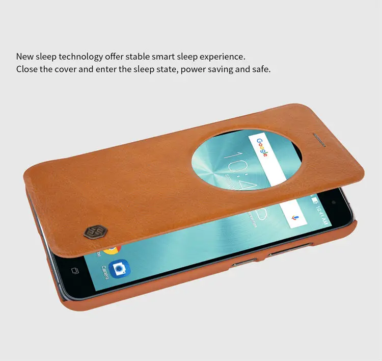 Asus Zenfone 3 Ze552kl 5 5 Cover Nillkin Flip Folio Leather Quick Circle View Window Smart Case Cover For Zenfone 3 Ze 552kl Case Cover Asus Zenfonezenfone 3 Aliexpress