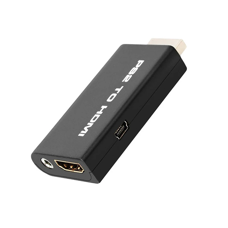 AMKLE Mini PS2 к HDMI адаптер видео конвертер с Аудио Выходная мощность игра к HDMI адаптер для HDTV Поддержка 480i 576i 480p