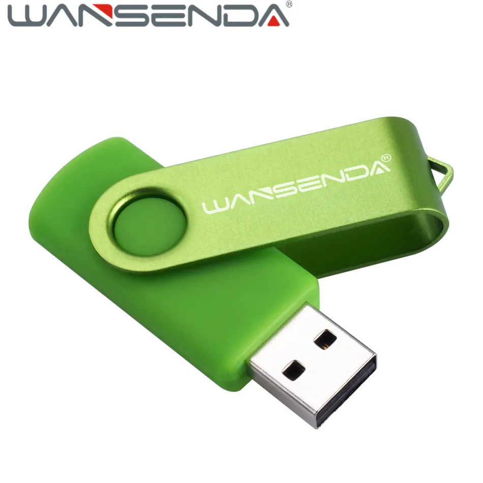 WANSENDA 128 ГБ вращающийся USB флеш-накопитель металлический флеш-накопитель 16 ГБ 32 ГБ 64 ГБ 256 ГБ Флешка флеш-накопитель 4 ГБ 8 ГБ USB 2,0 карта памяти