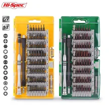 Hi-Spec 60 in 1 Screwdriver Set Mini Precision Torx Screwdriver Bit Set Multitool Repair Hand Tool Kit for Phone Electronics PC