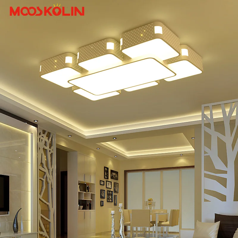 

Rectangle Acrylic Modern led Ceiling lights For Living room Bedroom Lamparas de techo colgante Square led Ceiling lamp Fixture