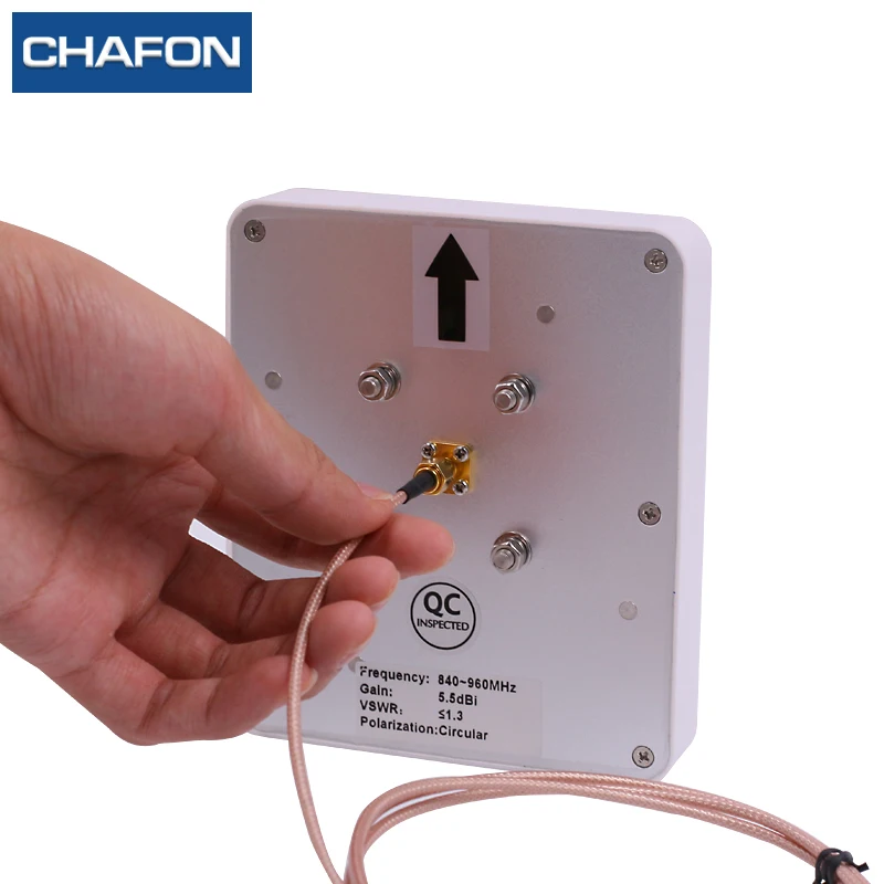 CHAFON UHF 5dbi rfid антенна 865-868 МГц/902-928 МГц пассивная круговая поляризация с SMA разъемом для управления складом