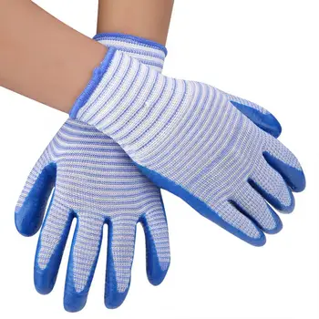 Household Gloves 5 Pair of Bite-proof Short Glove Protective Rubber Gloves for Pet Mice Hamster  Household Silicone Scrubber 1