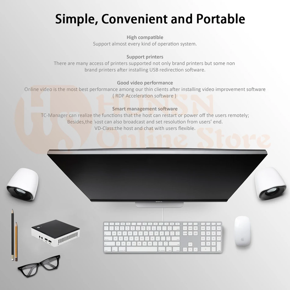 Thin Client zero client RDP HUNSN TF05 01 (21)
