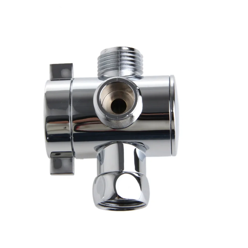 

3 Way T-adapter Valve For Toilet Bidet Shower Head Diverter Valve 1/2 Inch New