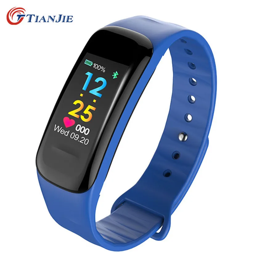 

Colorful Smart Bracelet Fitness Tracker Heart Rate Monitor Smart Wristband Waterproof C1 Plus Smart Band Activity Tracker Watch