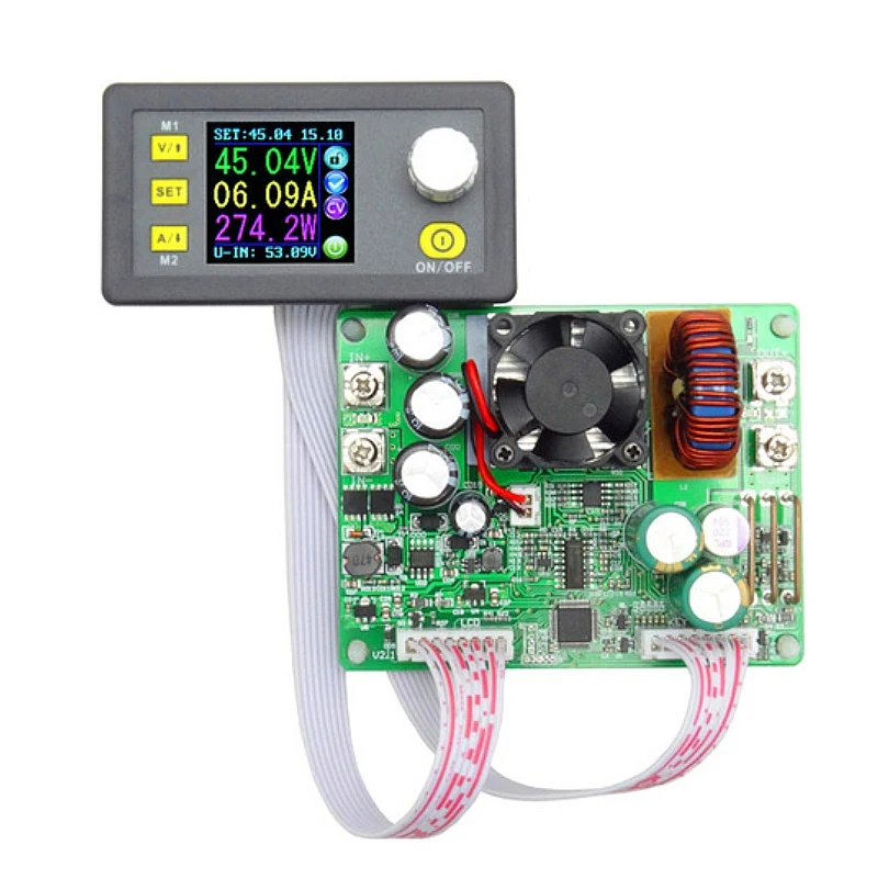 RD DPS5015 связь постоянного напряжения постоянного тока понижающий модуль питания понижающий преобразователь напряжения ЖК-вольтметр 50 в 15A