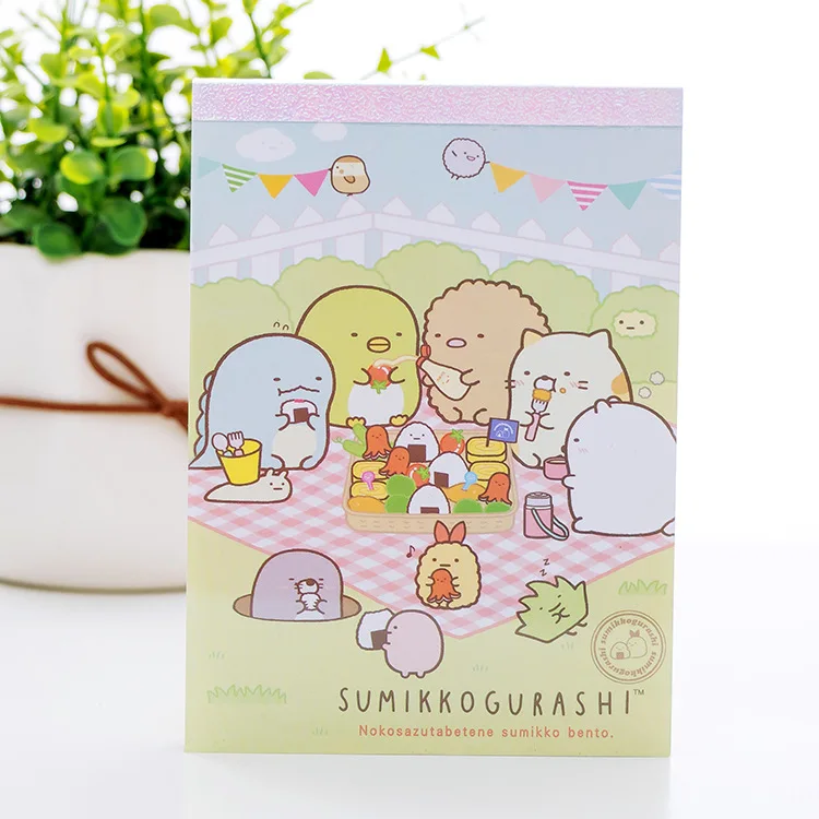 Прекрасный Sumikko Gurashi творческий мультфильм DIY Мягкая обложка мини тетрадь Дневник карманный блокнот рекламный подарок канцелярские - Цвет: Красный