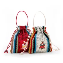 Yunnan этнический ветряной кошелек милый тканевый мобильный телефон маленькая замена, чтобы отправить подруг Цвет Смешанная партия