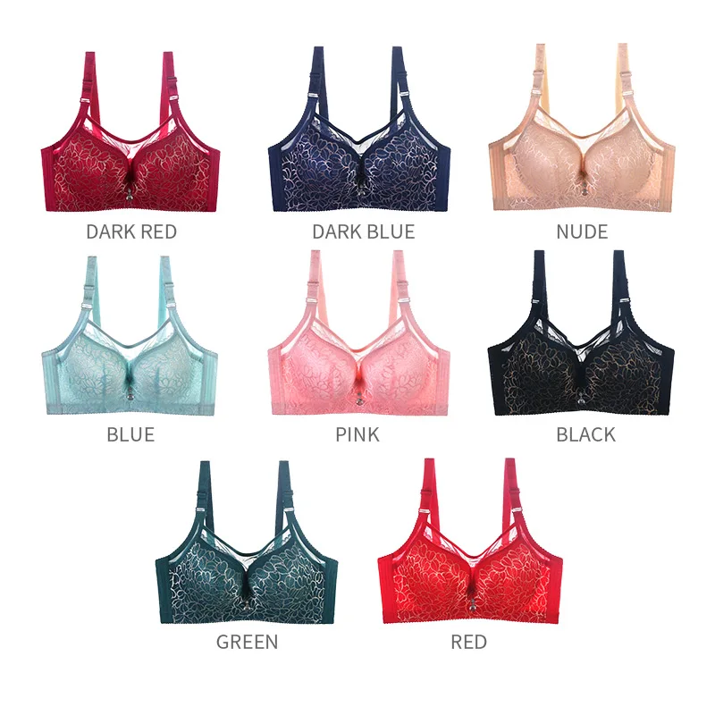 backless bra Meizimei bras for women summer plus large big size lady super thin push up bralette gather lace crop top bh sexy brassiere girl best strapless bra