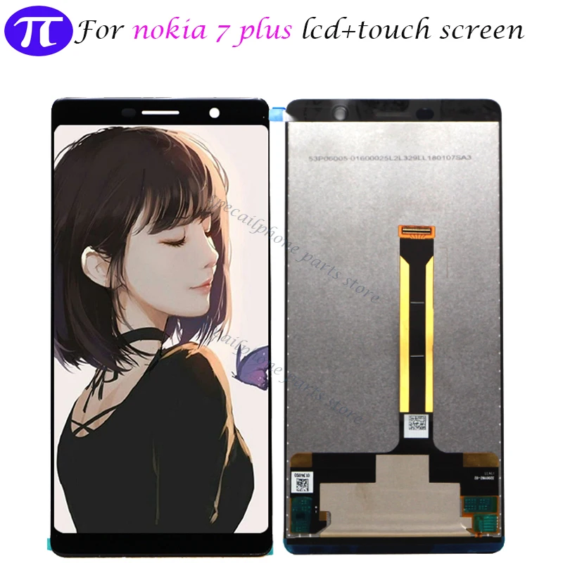

6.0 inch lcd For Nokia 7 Plus LCD Display Touch Screen Digitizer Assembly For Nokia 7 plus 7Plus Display Replacement Parts+Tools