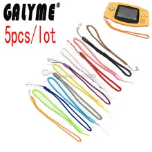 5 шт./лот Лидер продаж Multi-красочный плетеный Аркан Ремешок запястье руки веревка, пригодный для gamboyadvance GBASP на ремонт консоли ручной