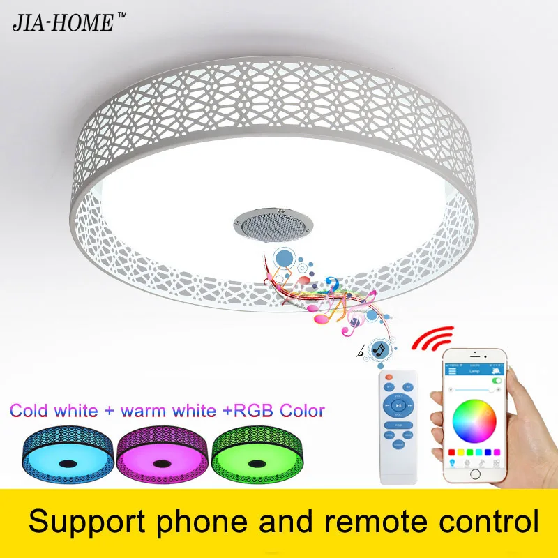 

Led lamp kids room for ceiling with Bluetooth speaker or remote control dome 36W led ceilng light Acrylic and Aluminum