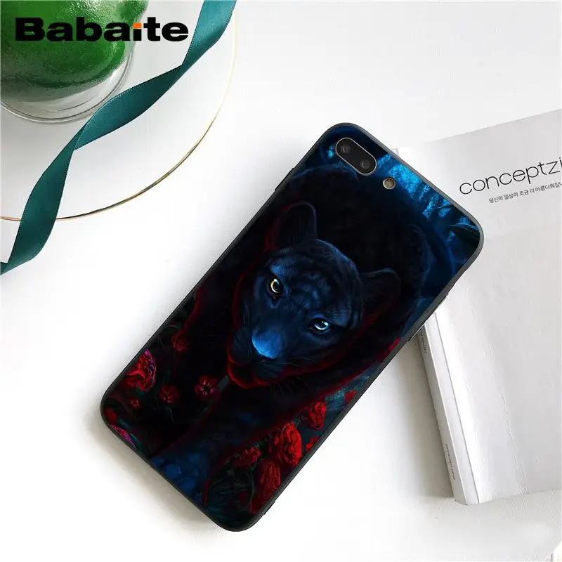 Babaite Cheetah Panther чехол для телефона чехол для iphone 11 Pro 11Pro Max 8 7 6 6S Plus X XS MAX 5 5S SE XR - Цвет: A6